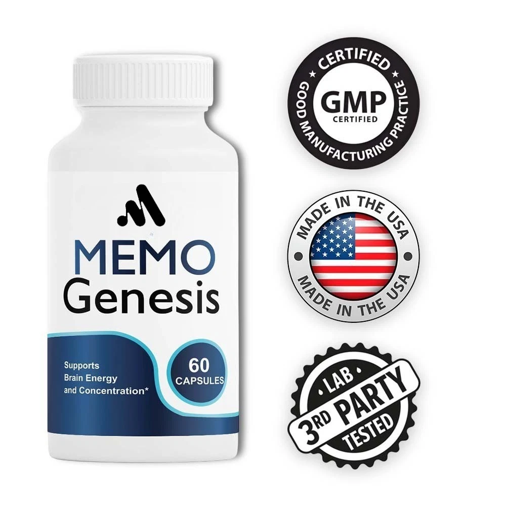 MemoGenesis Brain Supplement - Cognitive Support Formula